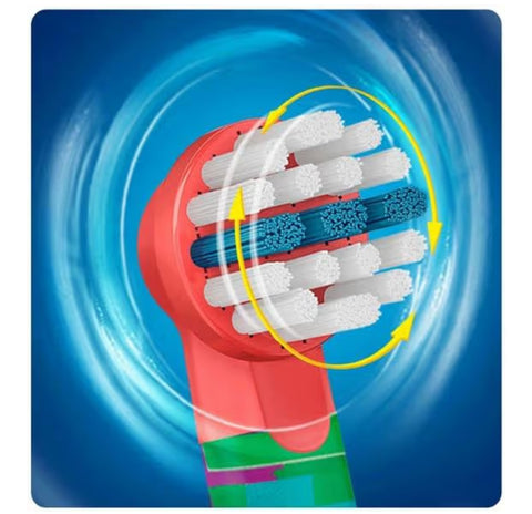 Oral-B Stages Power Kids Replacement Brush Heads Disney Cars 4 Pack