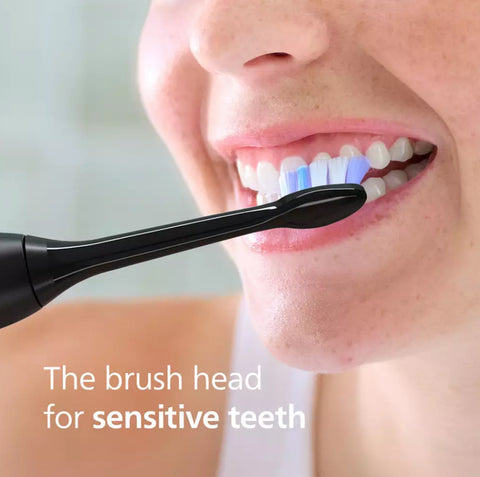 Philips Sonicare S2 Sensitive Toothbrush Heads, Black 4 Pack