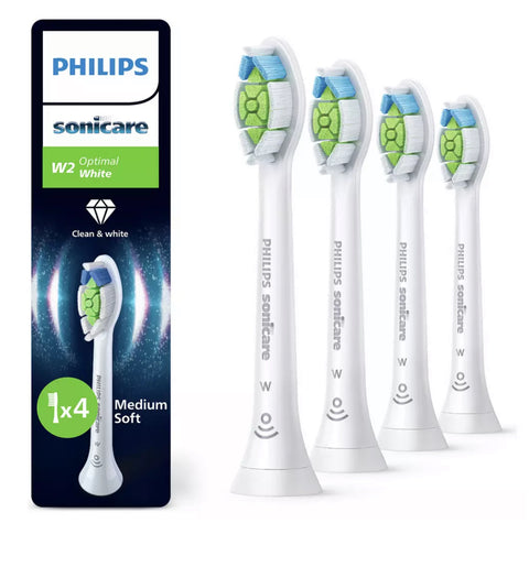 Philips Sonicare W2 Optimal White Toothbrush Heads White 4 Pack