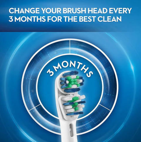 Oral-B Dual Clean Electric Toothbrush Replacement Brush Heads Refill, 3 Pack