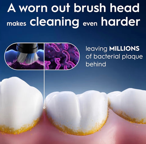 Oral-B iO Gentle Care Black Toothbrush Heads, Pack of 4