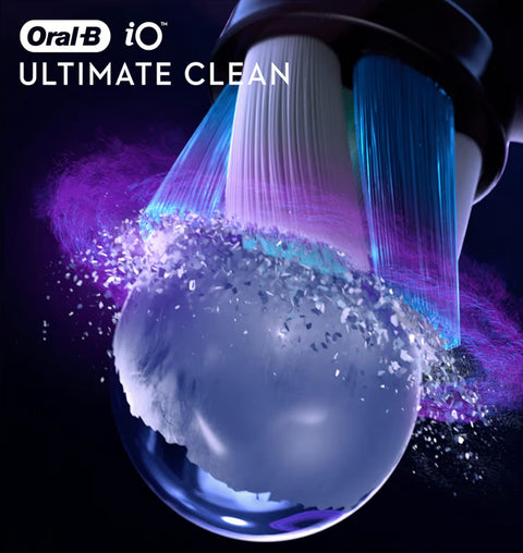 Oral-B Set of 4 iO Ultimate Clean Brush Heads Black