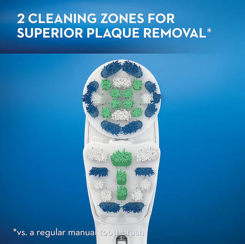 Oral-B Dual Clean Electric Toothbrush Replacement Brush Heads Refill, 3 Pack