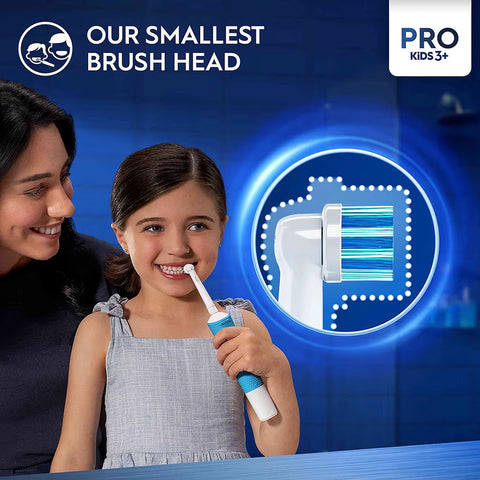 Oral-B Pro Kids Electric Toothbrush Head, Frozen Edition, Extra Soft Bristles, for Ages 3+, Pack of 4, White